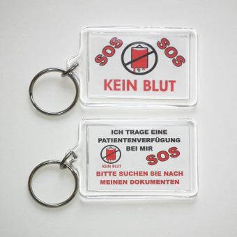 Schlüsselanhänger – KEIN BLUT 