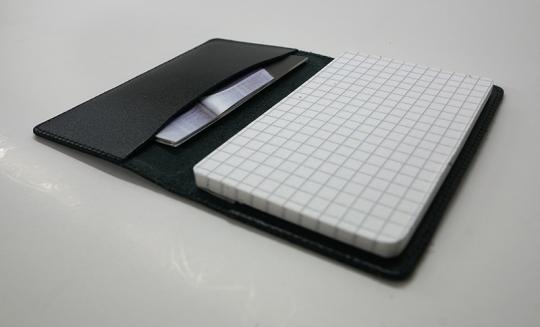 Bibelkurs-Aktion! Visitenkartenmäppchen (Leder) ohne Notizblock DUNKELBLAU 